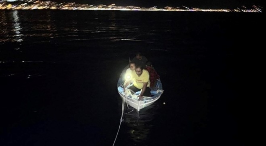 4 amatör balıkçı denizde mahsur kaldı