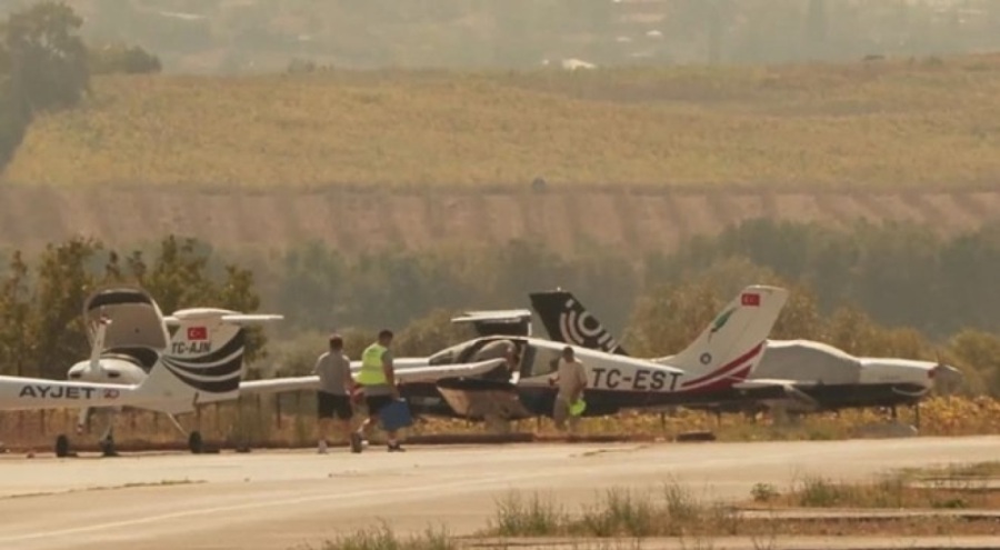 İstanbul'da eğitim uçağı pistten çıktı