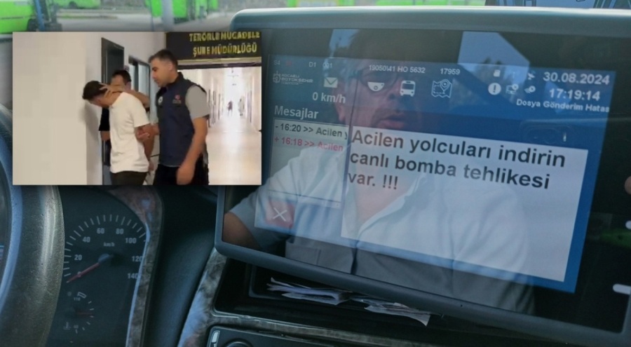 Otobüslere 'Canlı bomba var' mesajı gönderen 2 kişi yakalandı
