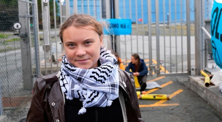 Greta Thunberg, Gazze protestosunda gözaltına alındı