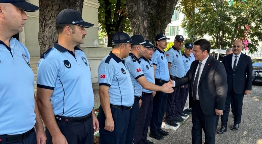Osmangazi Belediye Başkanı Erkan Aydın, Zabıta Haftası'nı kutladı