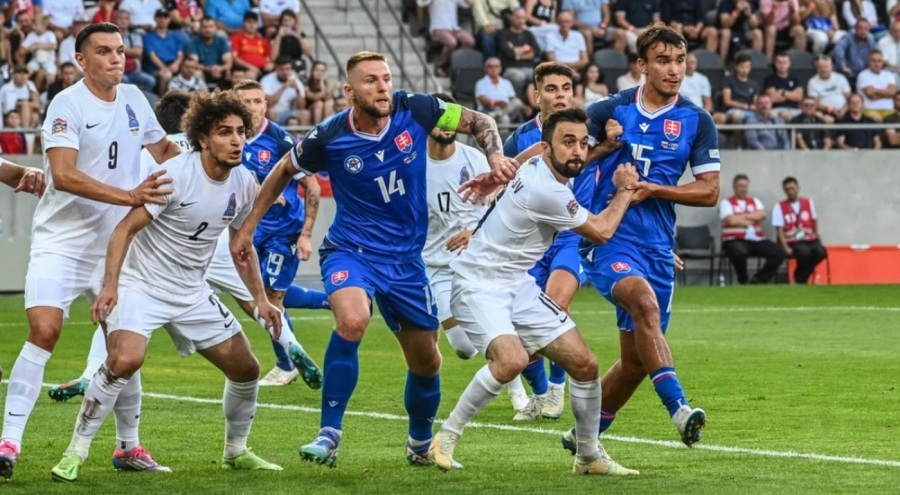 Slovakya, Azerbaycan'ı mağlup etti