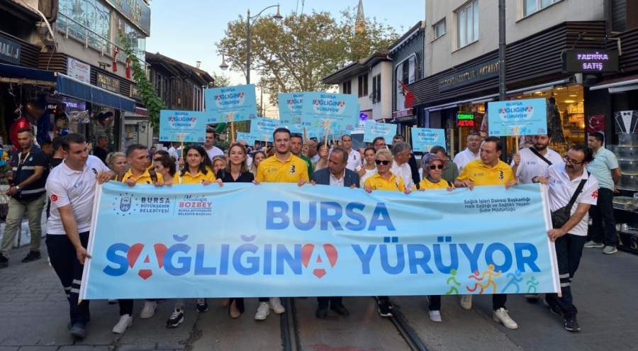 Bursalılar 'Halk Sağlığı Haftası' için yürüdü