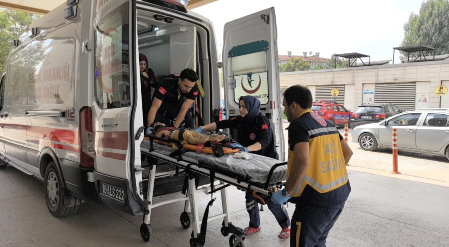 Bursa'da pencereden düşen 2 yaşındaki çocuk ağır yaralandı