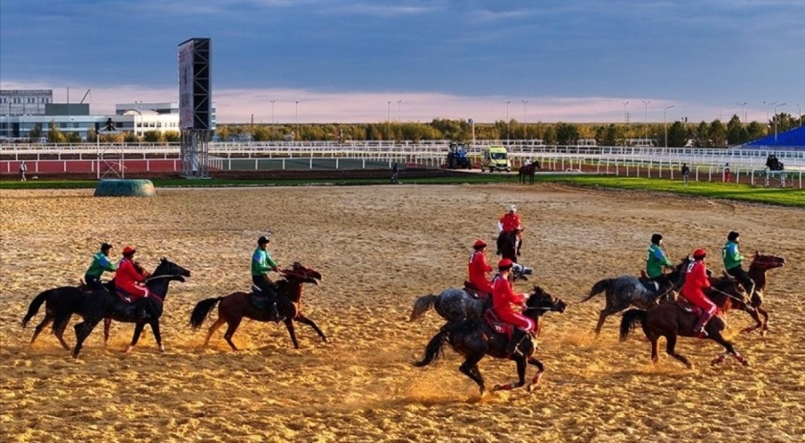 5. Dünya Göçebe Oyunları'nda "Kökpar" oyununa yoğun ilgi