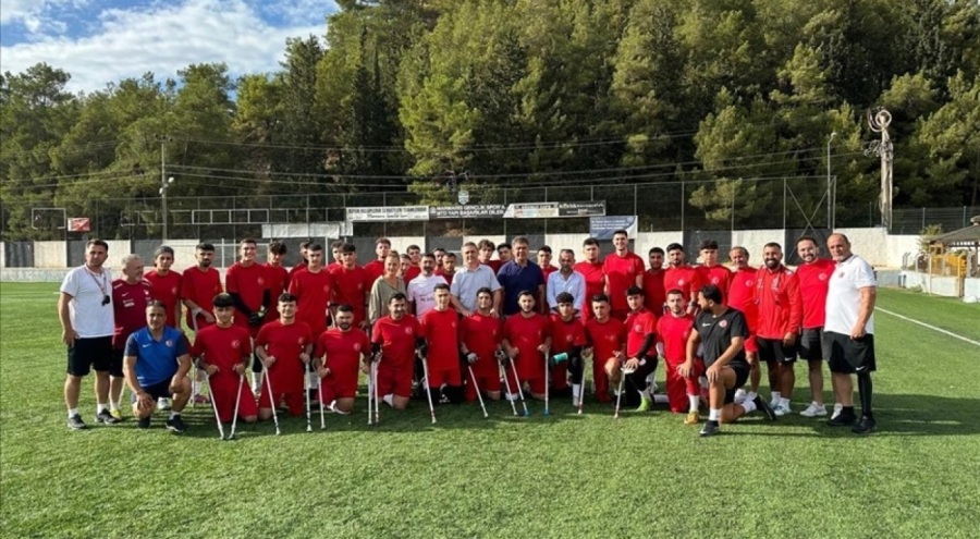 Ampute Futbol Milli Takımı Marmaris'te gelişim kampına girdi