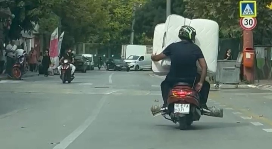 Bursa'da yataklı motosiklet turu