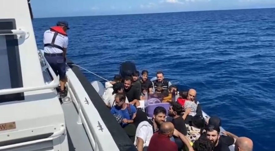Bodrum'da 76 kaçak göçmen yakalandı