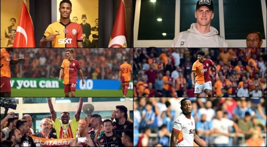 Süper Lig şampiyonu Galatasaray'ın kadrosunda 6 yeni isim