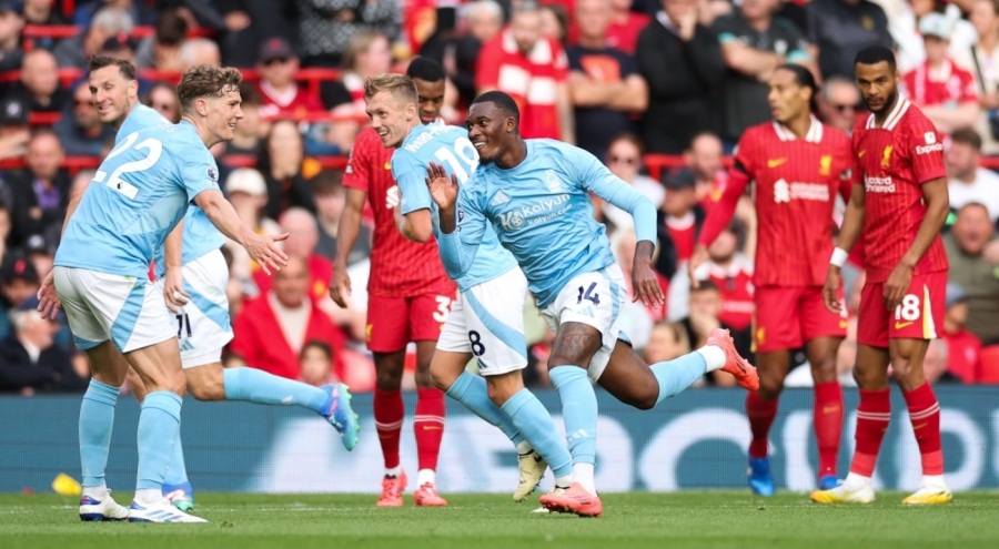 Nottingham Forest, 55 yıl sonra Liverpool'u deplasmanda yendi