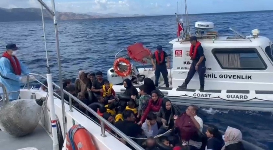 40 kaçak göçmen yakalandı