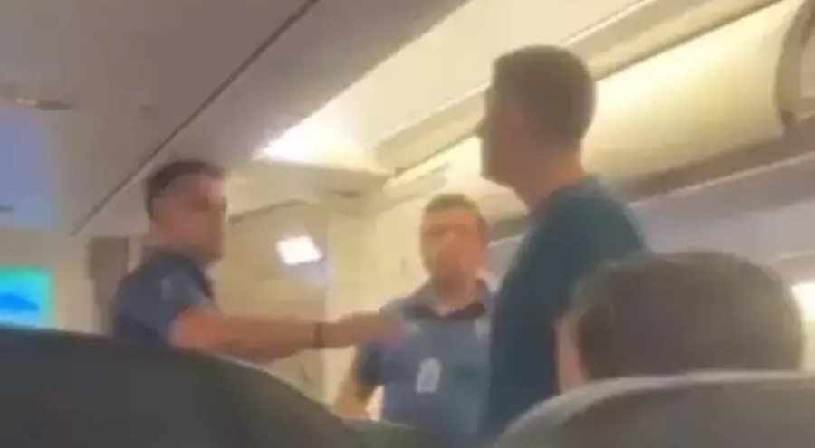 THY uçağında öfkeli yolcu krizi