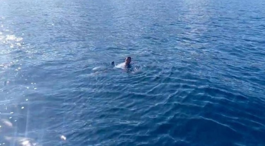 Aydın'dan yüzerek Yunanistan'a geçmeye çalıştı! Şahıs yakalandı