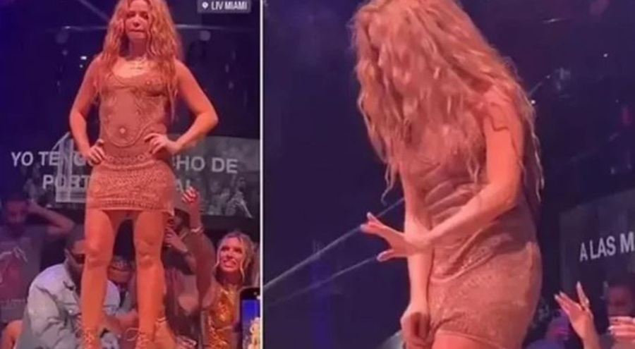 Shakira'yı şoke eden olay: Apar topar sahneden indi
