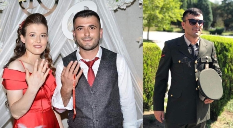 Eşi iki aylık hamile olan Uzman Çavuş hayatını kaybetti