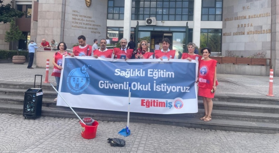 Bursa'dan MEB'e "Okullar pisliğe ve tehdide terk edildi" tepkisi!