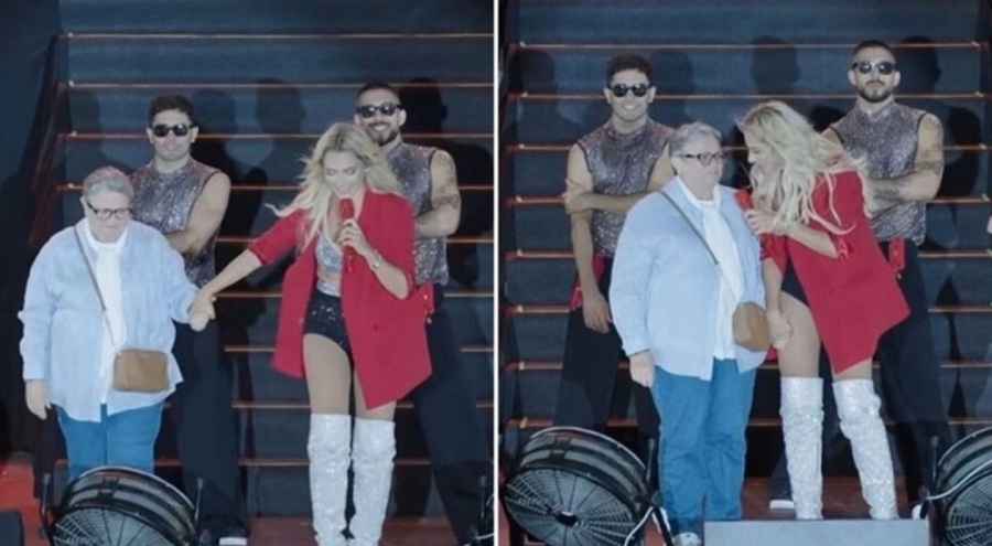 Hadise'den annesine sahnede jest: 'Alkışlar annem için'