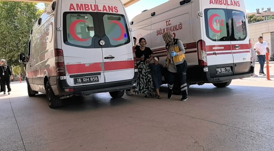 İnegöl'de 5 yaşındaki çocuğun gözüne bıçak battı!