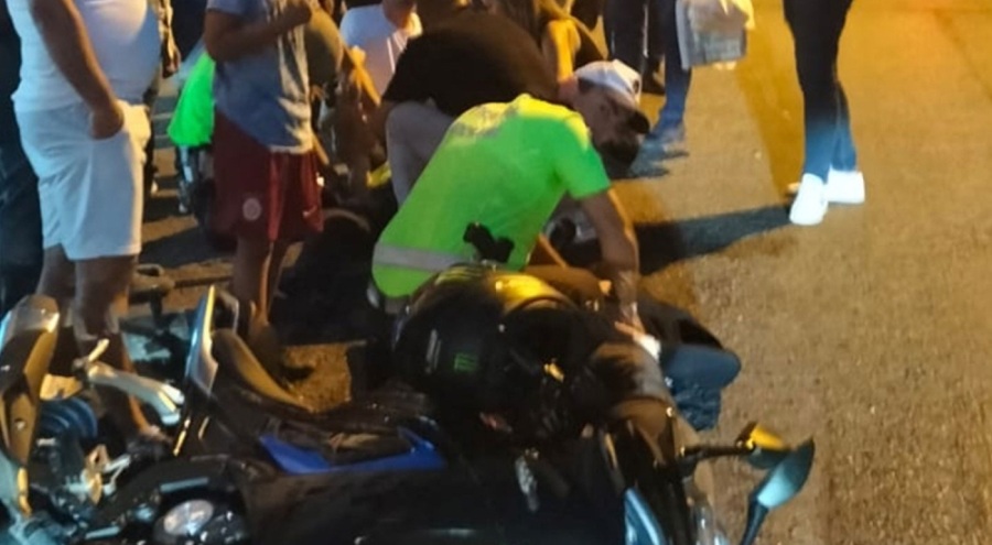 Denetimden kaçarken polise çarptı