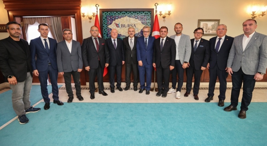 Bursa Gazeteciler Cemiyeti'nden Vali Ayyıldız'a ziyaret