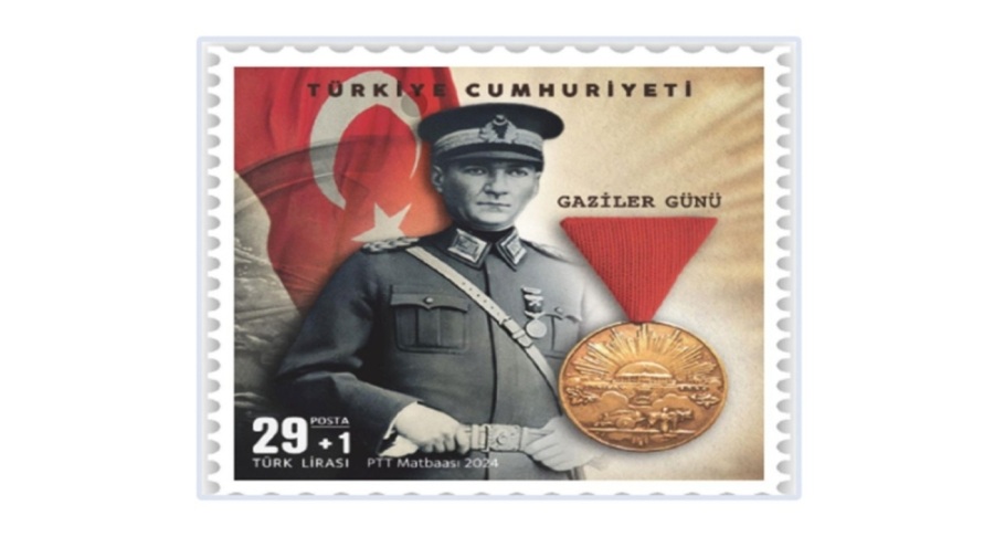 PTT'den Gaziler Günü pulu