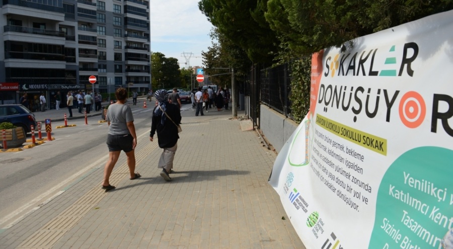 Nilüfer'de sokaklar çocuklar için dönüşüyor
