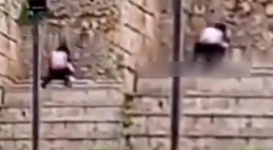 Bursa'da skandal görüntü! Kimseye aldırış etmeden cinsel ilişkiye girdiler