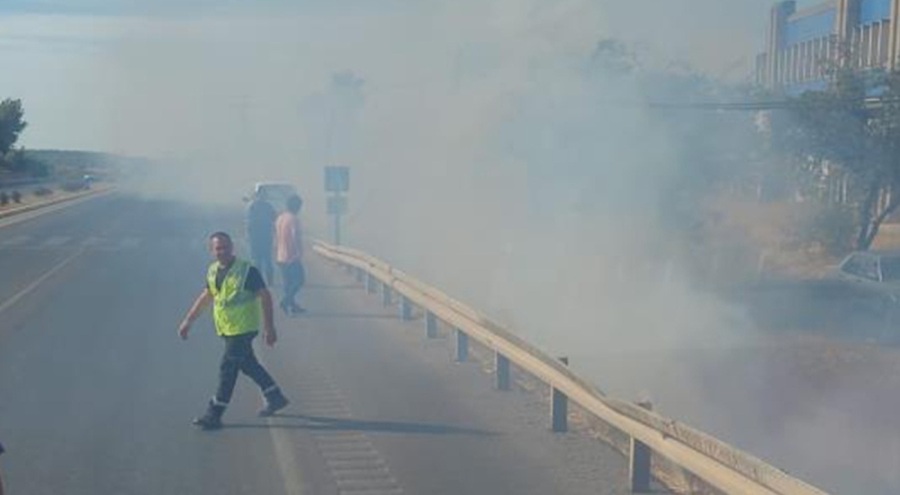 Balıkesir'de sigara izmariti yangın çıkardı