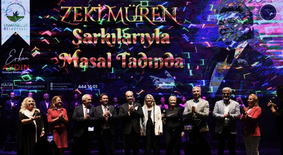 Osmangazi Belediyesi'nden Zeki Müren için anma gecesi düzenlendi
