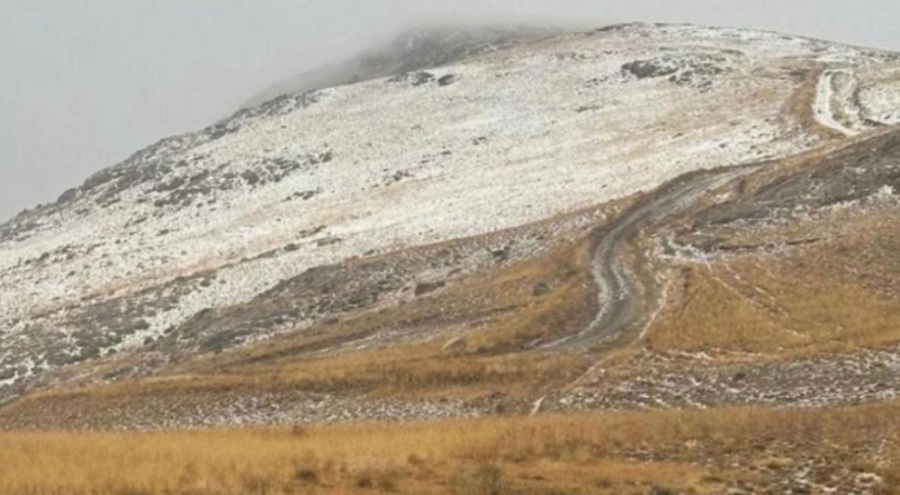 Van'ın yüksek kesimlerine kar yağdı