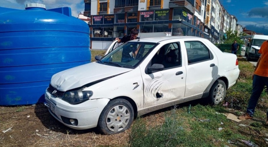 Bafra'da otomobil kazası: 1 yaralı