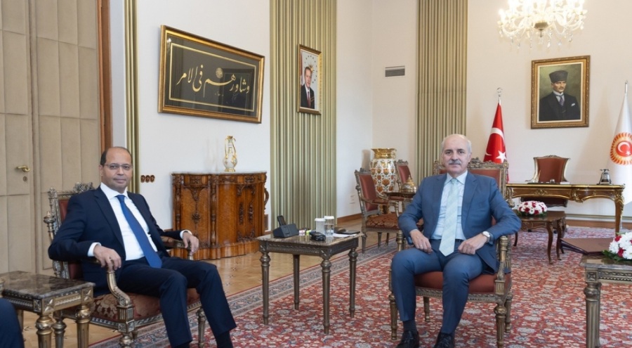 Numan Kurtulmuş, Mısır'ın Ankara Büyükelçisini kabul etti
