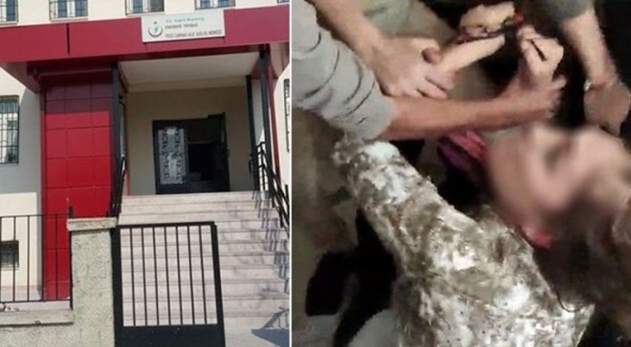 Çocuğuna rapor vermedi diye doktoru dövdü