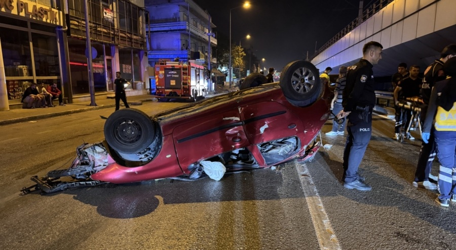 Bursa'da ehliyetsiz sürücü dehşet saçtı!