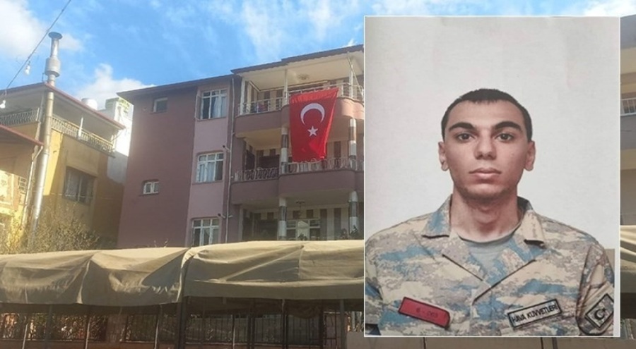 Acı haber aileyi yasa boğdu: 1 asker şehit oldu