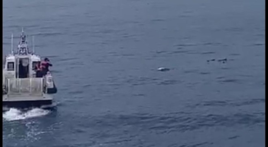 Trabzon Havalimanı açıklarında denizde bir ceset bulundu