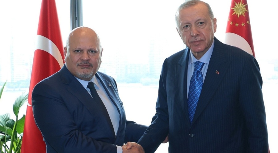 Cumhurbaşkanı Erdoğan, Uluslararası Ceza Mahkemesi Başsavcısı'nı kabul etti