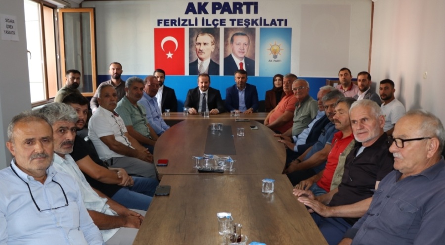 AK Parti Bursa Milletvekili Özen, Ferizli'de partililerle buluştu