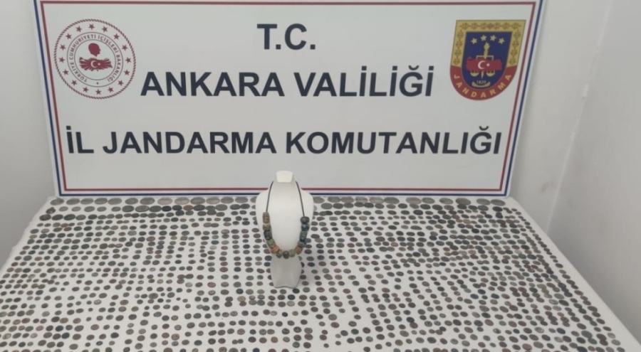 Operasyon sonucu 1487 adet tarihi sikke ele geçirildi