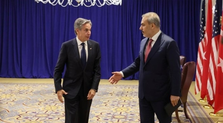Bakan Fidan, ABD'li mevkidaşı Blinken'la görüştü