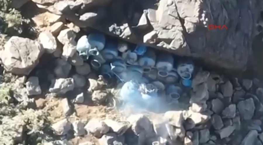 BTÖ'ye Gürz-17 operasyonu! Çok sayıda mühimmat ele geçirildi