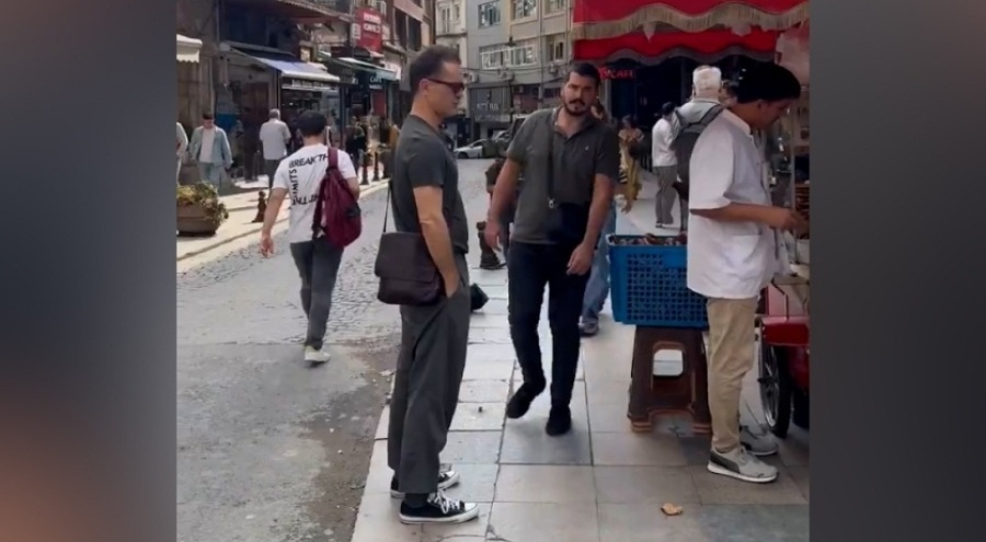 La Casa de Papel'in Berlin'i Pedro Alonso, İstanbul'da görüldü