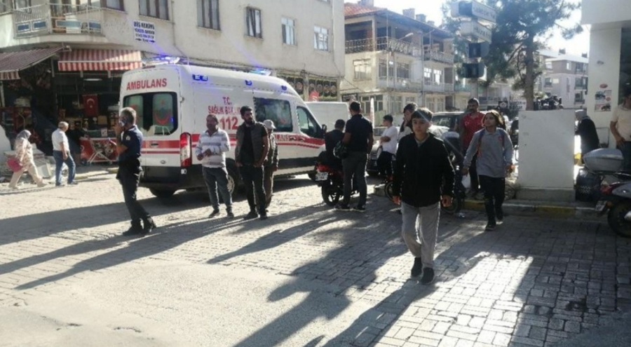 14 yaşındaki motosiklet sürücüsü ile ablası yaralandı