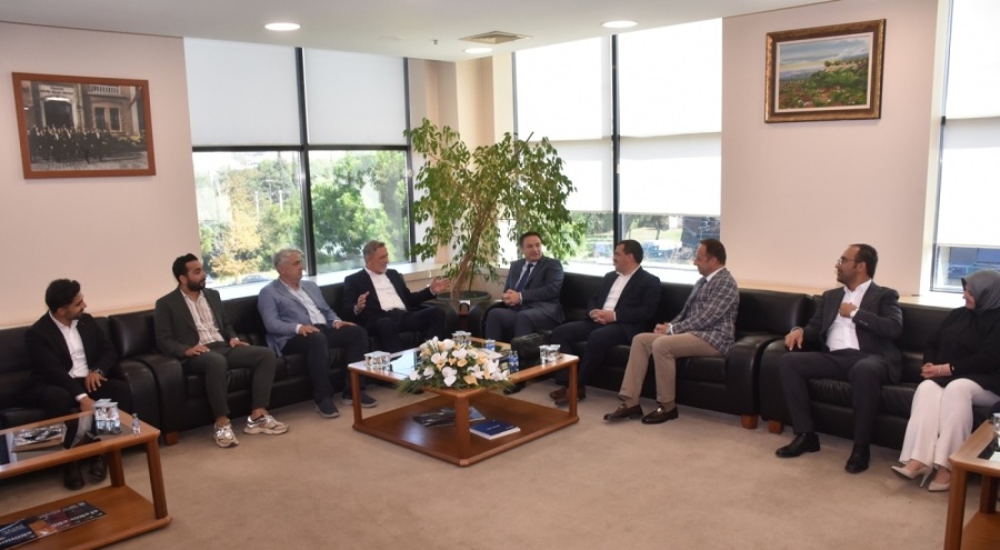 İMSİAD, BTSO Başkanı İbrahim Burkay'ı ziyaret etti