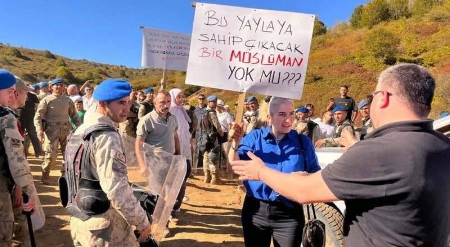 Köylülerden siyanürlü sondaja tepki!