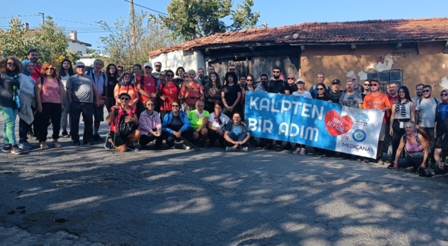 Bursa Nilüfer'de adımlar kalp sağlığı için atıldı