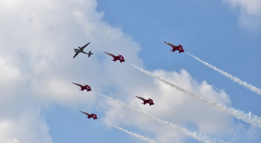 SOLOTÜRK ve Türk Yıldızları prova yaptı