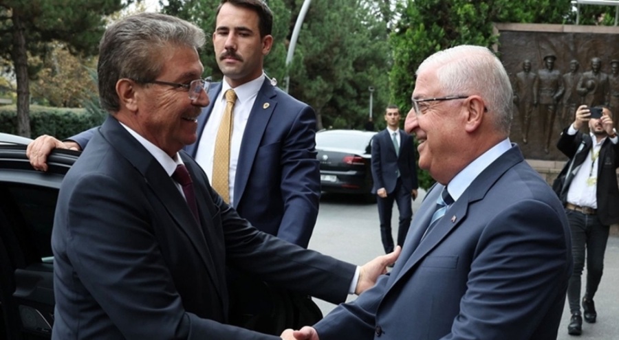 Bakan Güler, KKTC Başbakanı Üstel ile görüştü