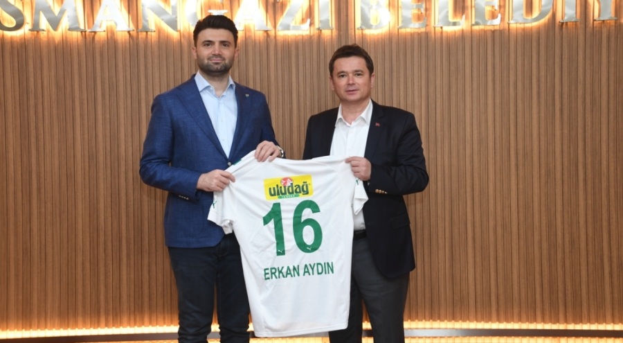 Bursaspor yönetiminden Osmangazi Belediye Başkanı Aydın'a ziyaret