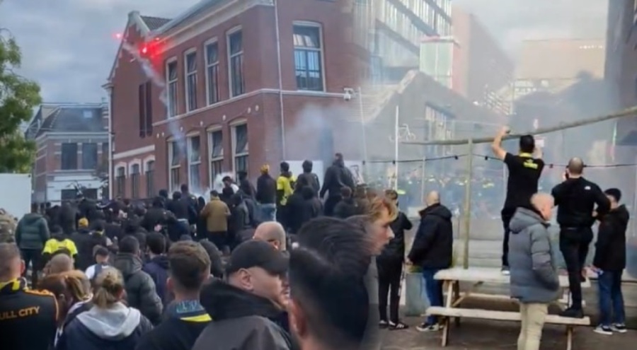 Fenerbahçe maçı öncesi Hollanda karıştı! Gözaltı ve yaralıların olduğu bildirildi!
